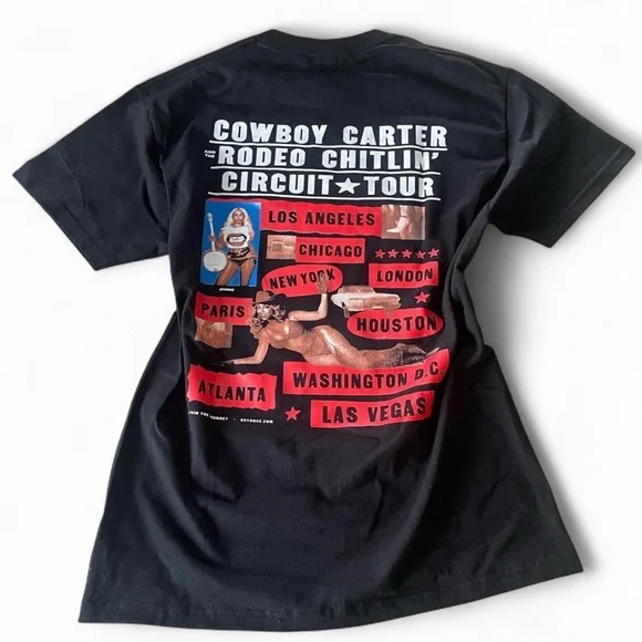 NWOT Beyoncé Cowboy Carter Tour Shirt – Size M - Picture 3 of 7